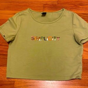 Simplicity sequence shirt